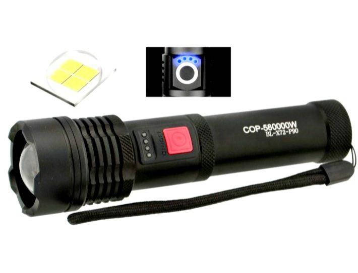 

Фонарь Тактический BL-X72-P90, Черный