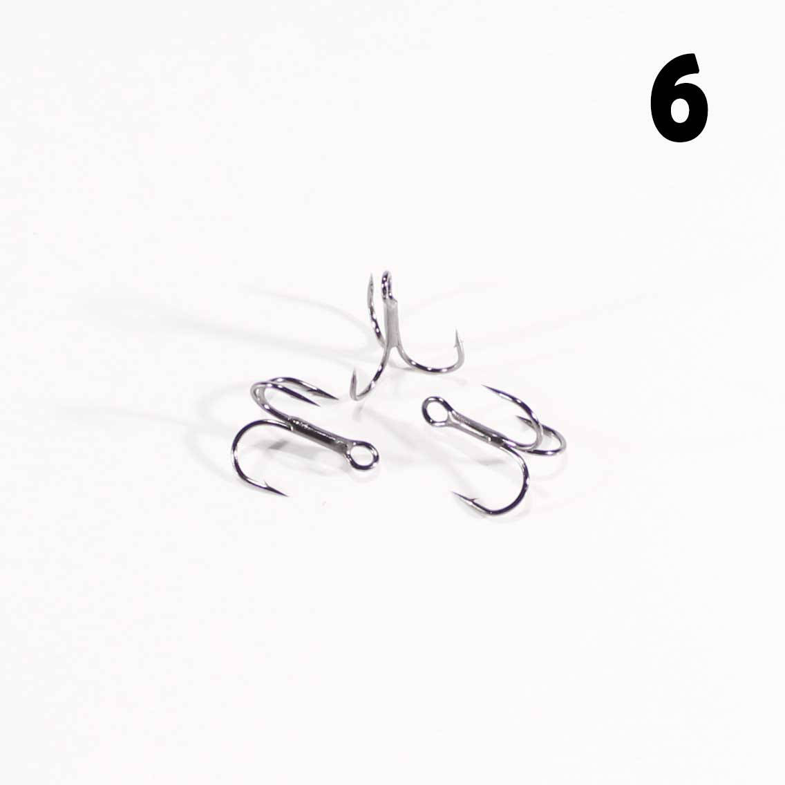 

Крючок METSUI Round Treble Hook №6 тройник (1 шт.)