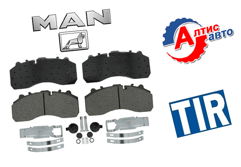 

Тормозные колодки MAN Tga, Тгх, Тгс Тгм Тгл ф2000