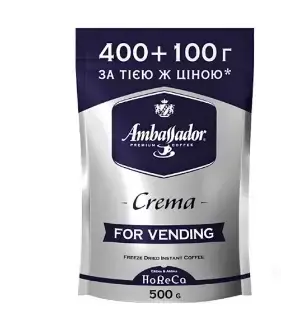 

Кофе Ambassador Crema ( 500 г) растворимый