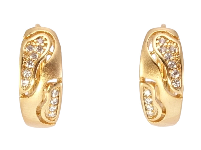 

Серьги Xuping Позолота 18K колечки "Фантазия"