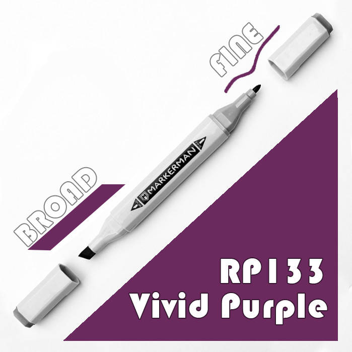 

Маркер двухсторонний, ФИОЛЕТОВЫЙ ЯРКИЙ, Markerman