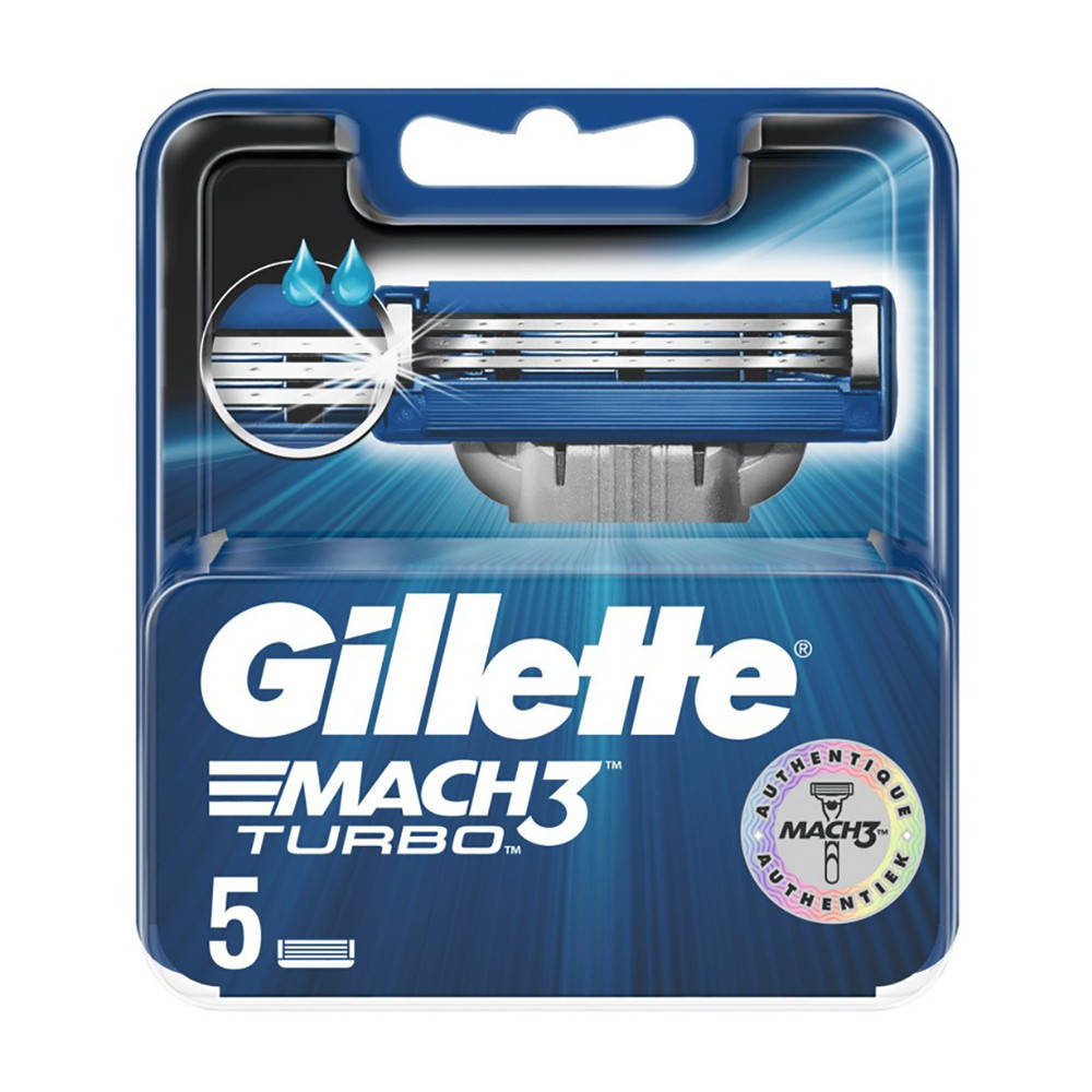 

Сменные картриджи Gillette Mach3 Turbo 5 шт (7702018452828)