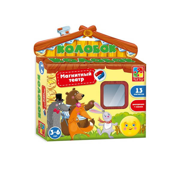 

Игра Vladi Toys Магнитный театр Колобок (Рус) (VT3206-09)