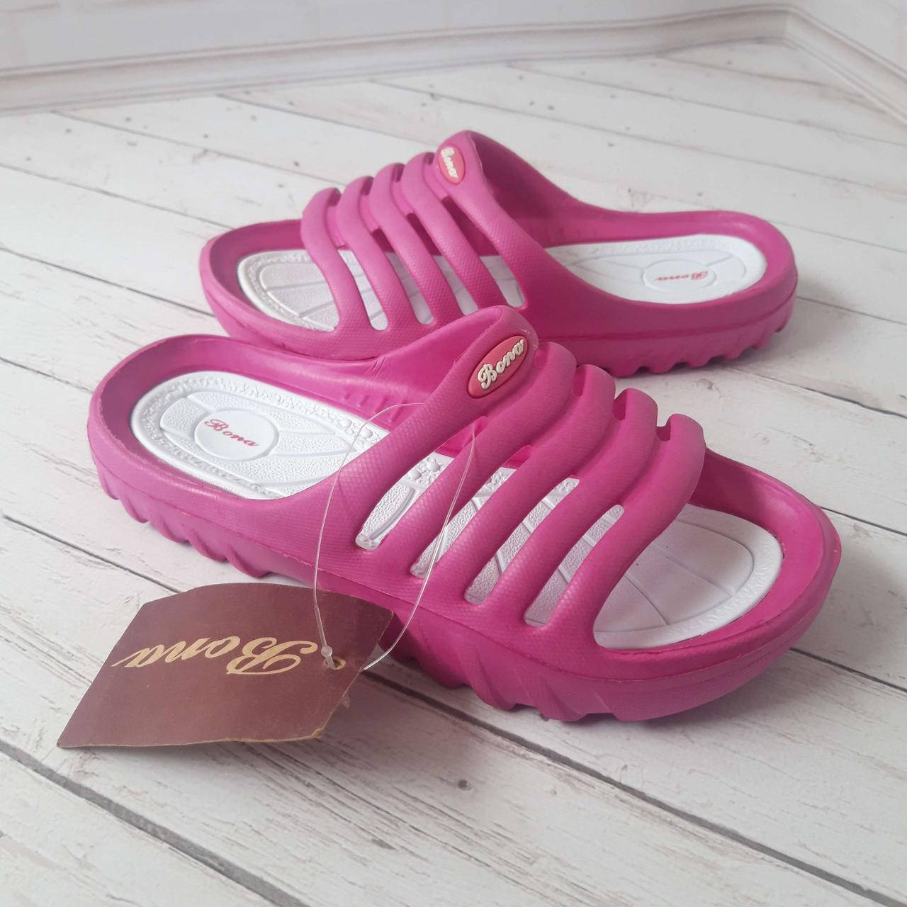 

Шлепанцы пляжные на девочку 32р. (20 см), Розовый