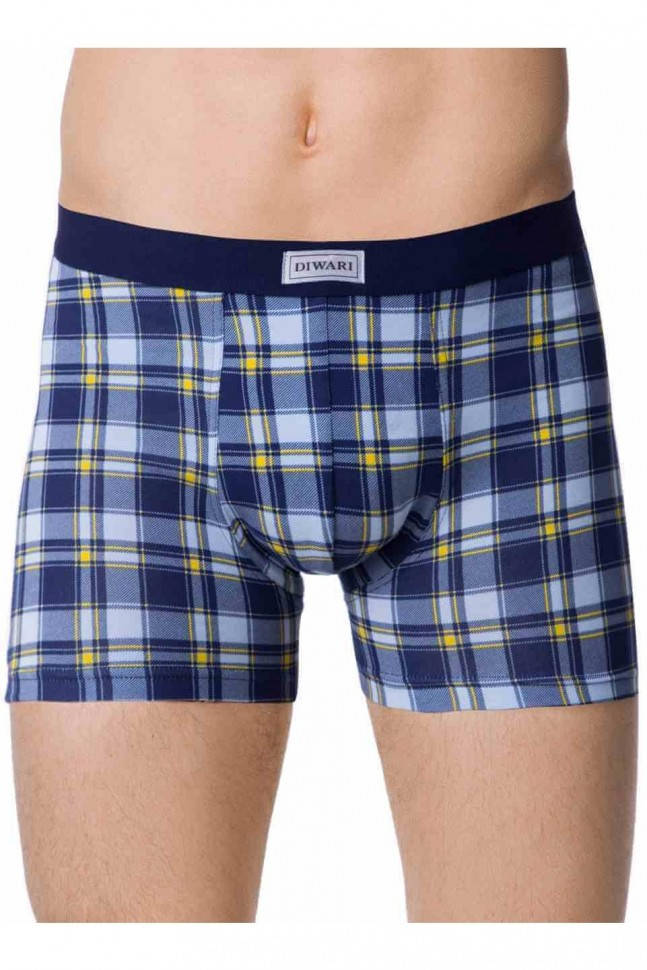 

Трусы мужские DiWaRi Shape Shorts MSH 814, XXL (110,114), royal blue-yellow