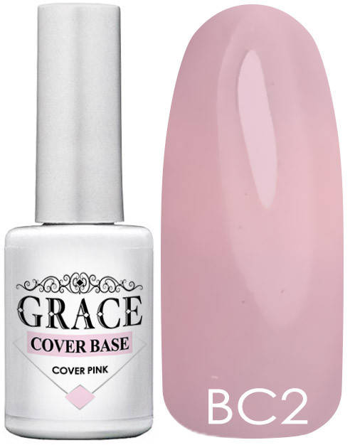 

Основа, база для гель лака Грейс GRACE Base Cover Pink 10 мл