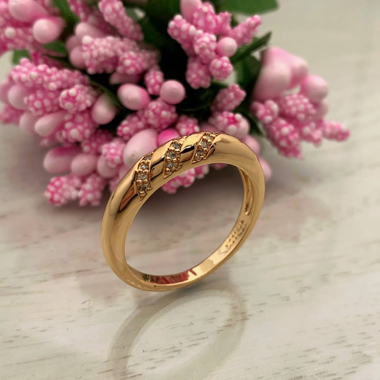 

Кольцо VR 1519, Размер кольца 19, позолота РО