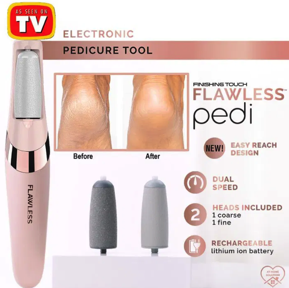 

Аппарат для педикюра Pretty girl flawless pedi (две насадки)