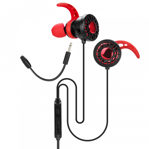 

Игровые наушники для телефона XTRIKE ME Gaming GE-109 с микрофоном проводные Black/Red