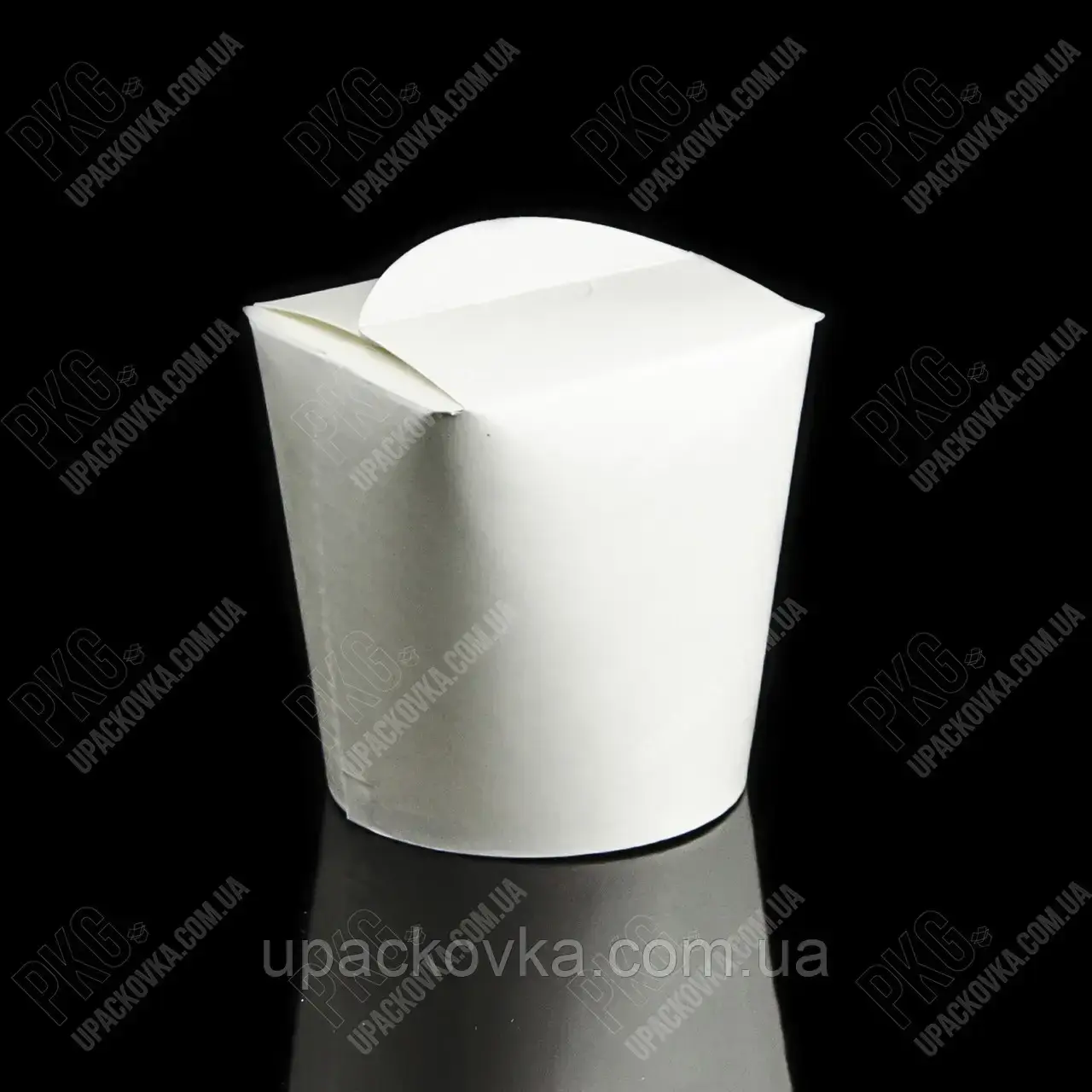 

Коробка для лапши БЕЛАЯ бумажная 500 мл, Белый