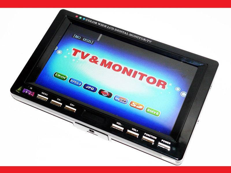 

Портативный телевизор TV USB SD 7,5''
