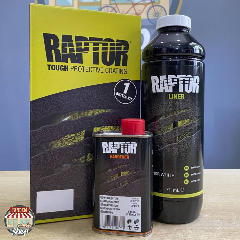 

Защитное покрытие повышенной прочности (краска) U-POL RAPTOR™, 1 л Комплект Белый