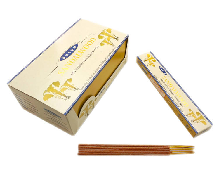 

Благовония Satya Premium Sandalwood Сандал 15 грамм