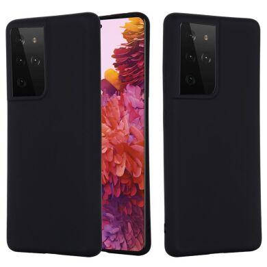 

Чехол Silicone Case для Samsung Galaxy S21 Ultra (G998) Black, Черный