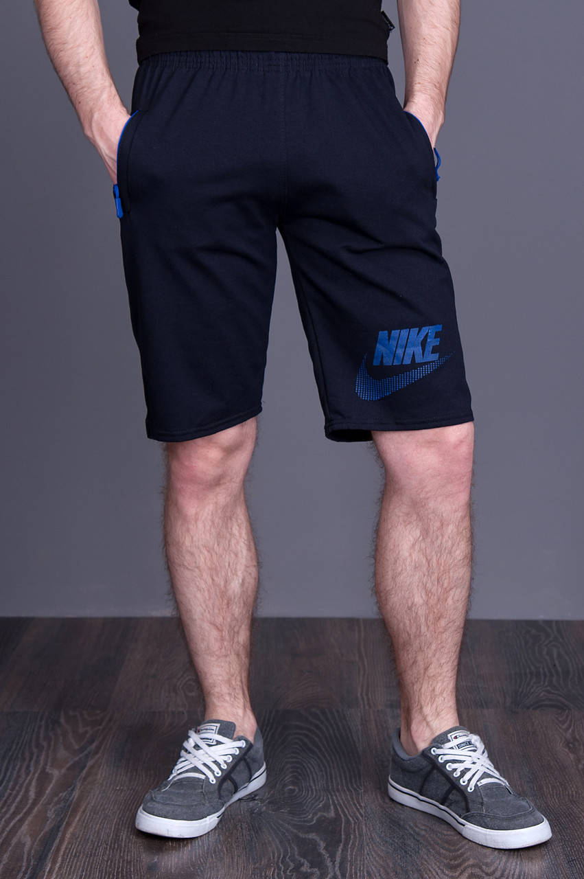 

Чоловічі трикотажні шорти NIKE темно синього кольору, Темно-синий