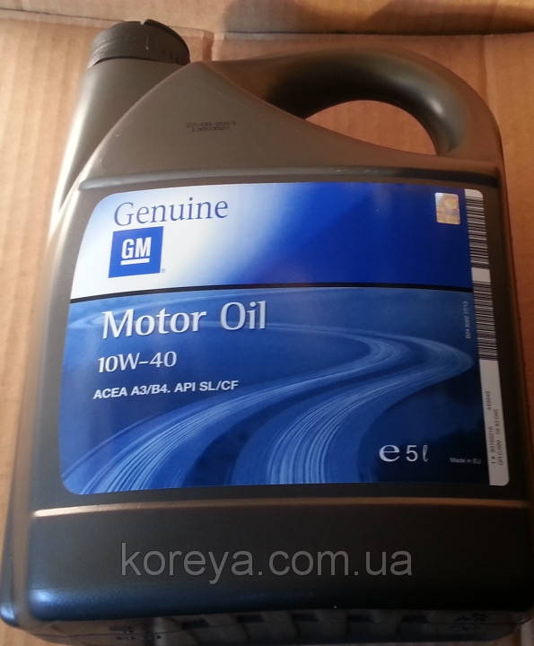 

Масло моторное полусинтетика 10w40 GM.масло полусинтетическое GM 93165216