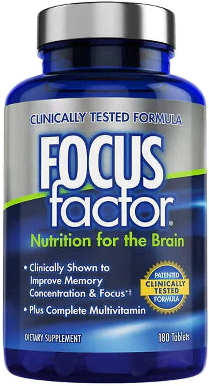 

Focus Factor Добавка для улучшения работы мозга, Brain Supplement, для мужчин и женщин 180 таблеток