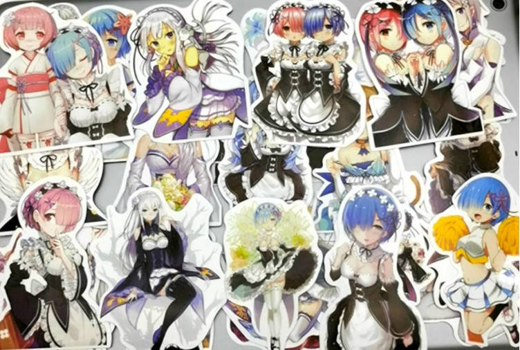 

Наклейки Re:Zero. Жизнь с нуля в альтернативном мире 50 штук набор
