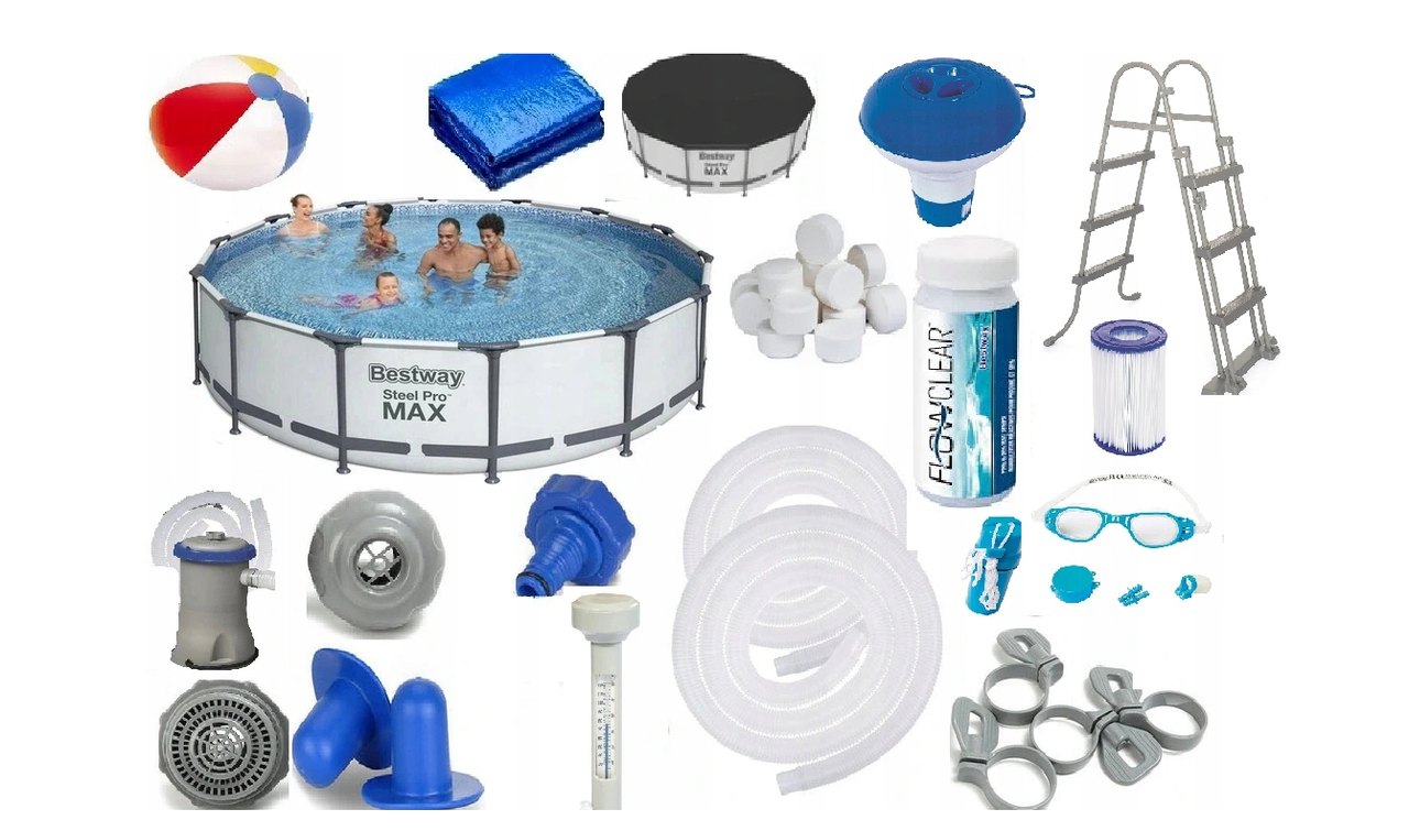 

Бассейн каркасний Bestway 56418 366 x 100 см