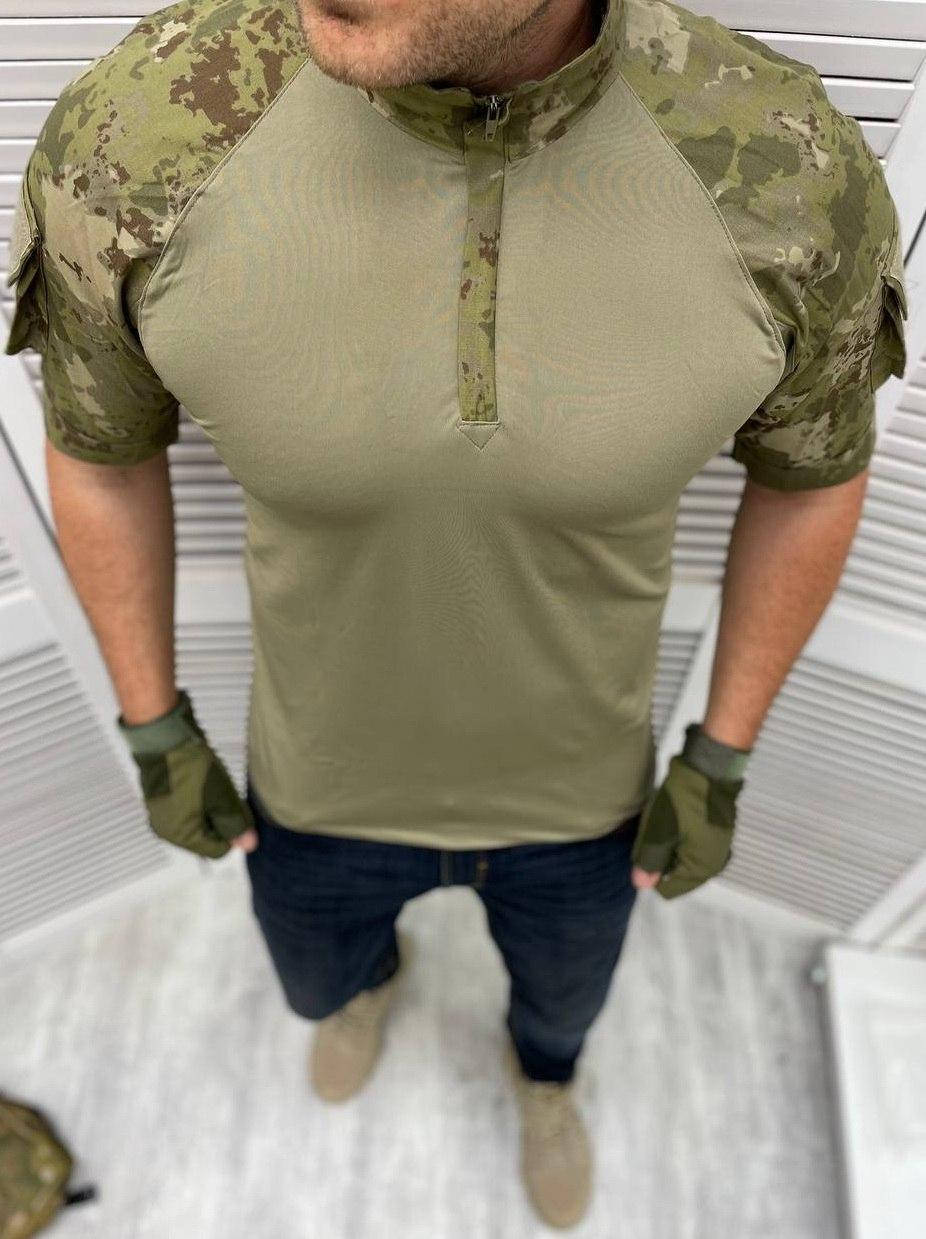 

Мужская тактическая рубашка с коротким рукавом убакс мультикам M-XXXL размер