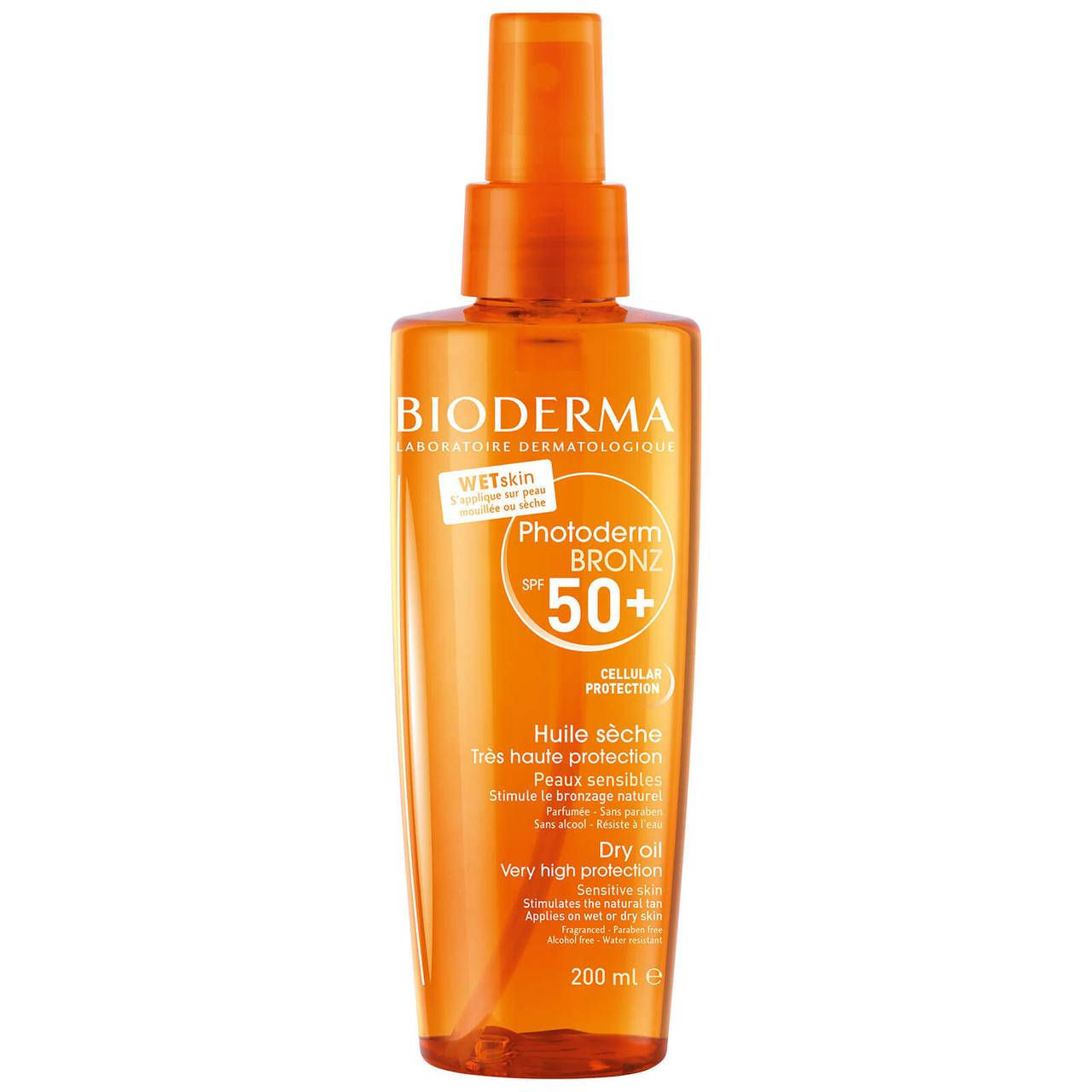 

Масло Биодерма Фотодерм Бронз спрей солнцезащитн спф Bioderma Photoderm Bronze huile spray 200мл SPF 50