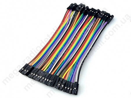 

Комплект перемычек 1pin 10см F/F 40шт для MB102