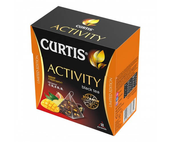 

Чай Curtis "Activity Black Tea" 18 пакетиків 32,4 г (18*1,8г)