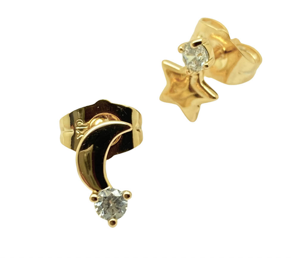 

Серьги гвоздики Xuping. 18k. 10х7 мм
