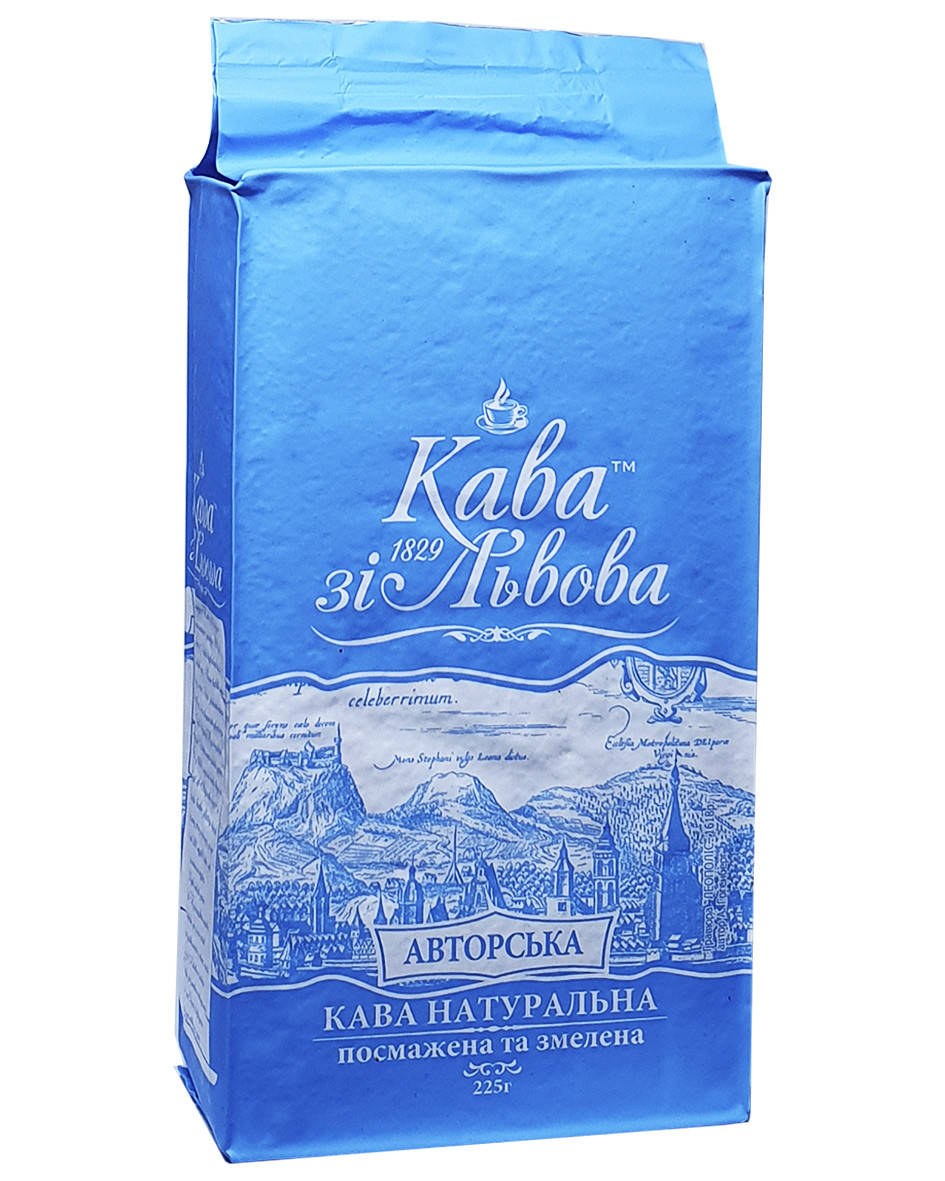 

Кофе молотый Кава зі Львова Авторська 225 г (52654)