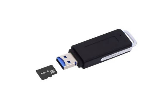 

ВАРИАНТЫ 3 в 1 Цифровой диктофон флешка картридер на microSD до 128гб