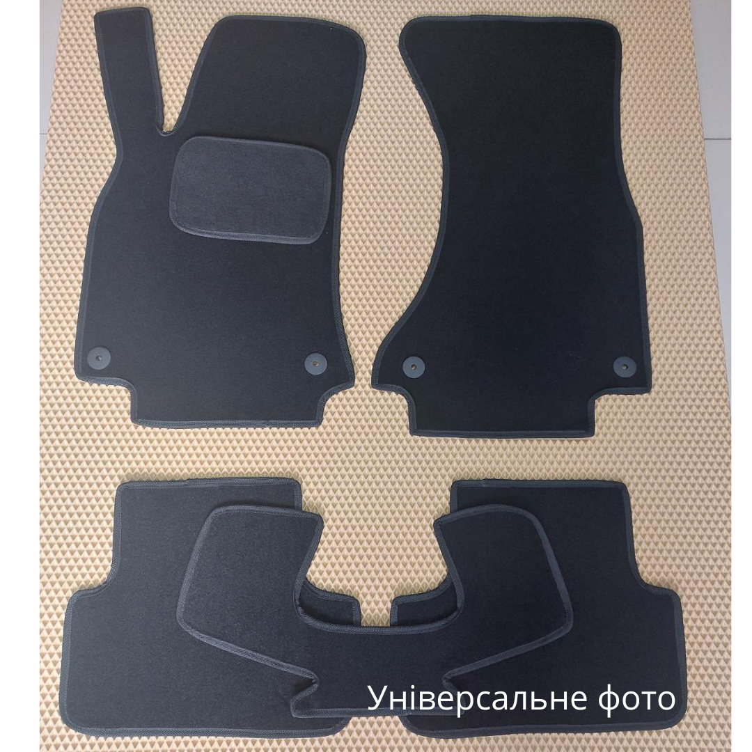 

Ворсовые коврики в салон для Ford Focus I 1999-2004/Форд Фокус 1, Черный