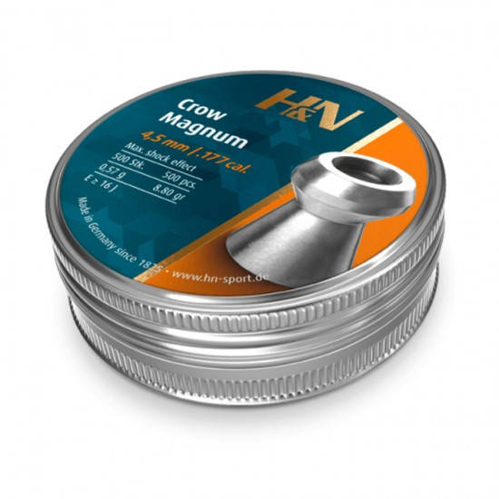 

Пули для пневматического оружия H&N Crow Magnum 0,57 g 500 шт. 4555