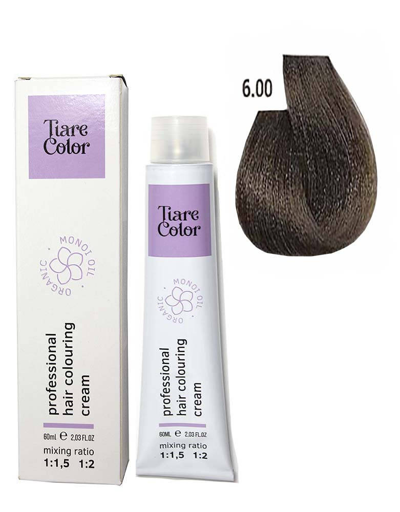 

6.00 Крем-краска для волос TIARE COLOR Hair Colouring Cream 60 мл