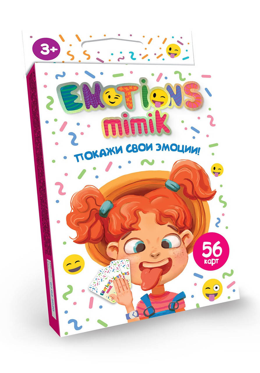 

Карточная игра Emotions Mimik, рус., в кор. 9*13*2см (32шт)