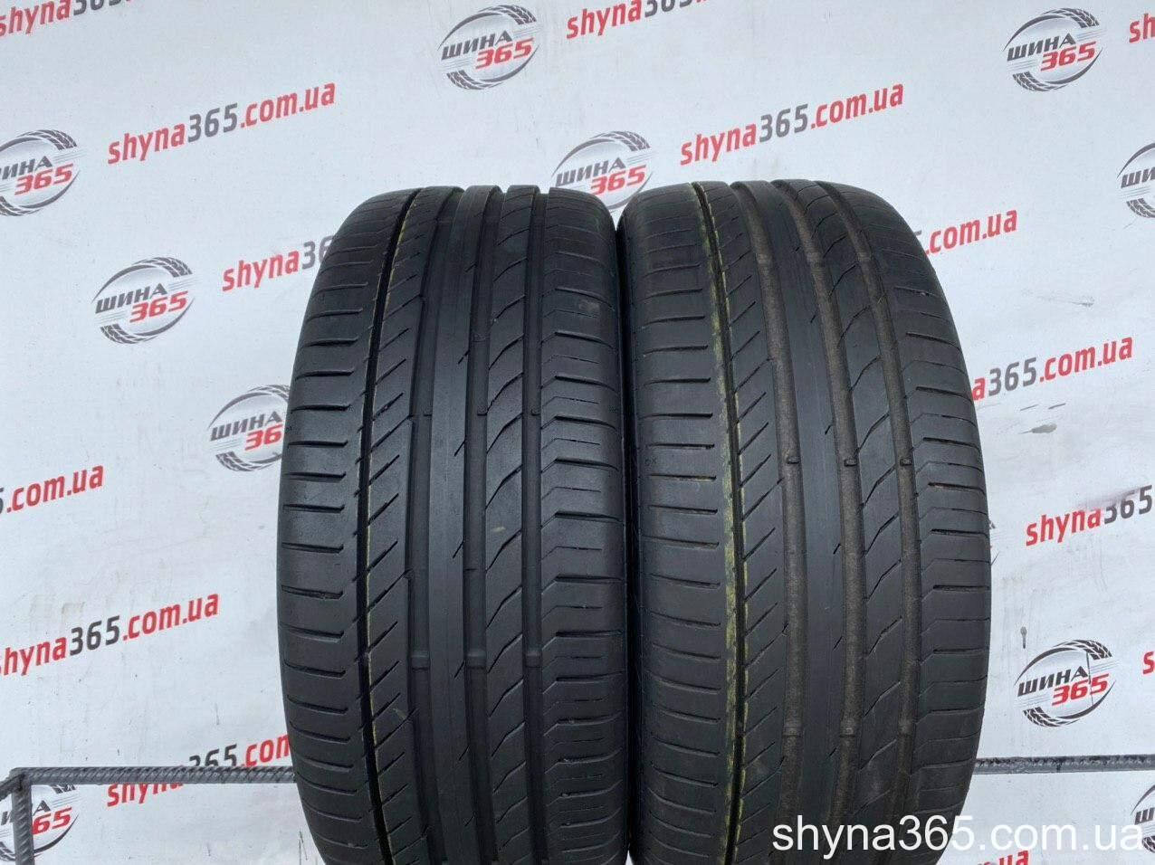 

Шины бу літня 225/45 R17 CONTINENTAL CONTISPORTCONTACT 5 6mm