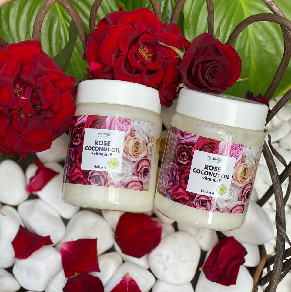 

Ароматизированное масло для лица, тела и волос Top Beauty банка 250 мл Rose-Coconut