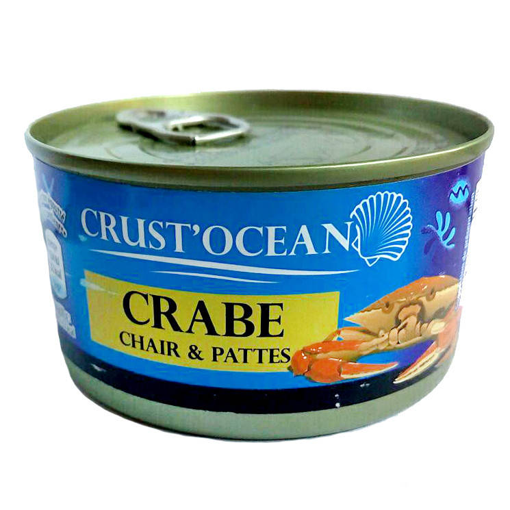 

Крабовое мясо CRUST'OCEAN Crabe Chair & Pattes, 170 г (Испания)