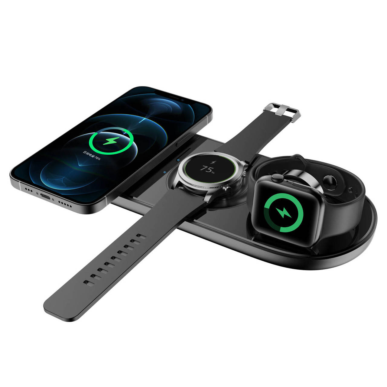 

Станция для беспроводной зарядки 5 в 1 Smart Simultaneous Wireless Charging 18W (SS50)