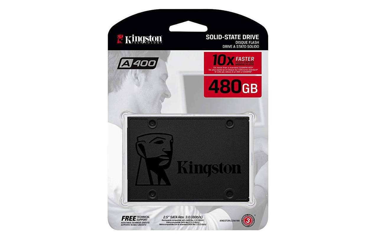 

SSD диск 2,5 Kingston A400 480GB (SA400S37/480G)