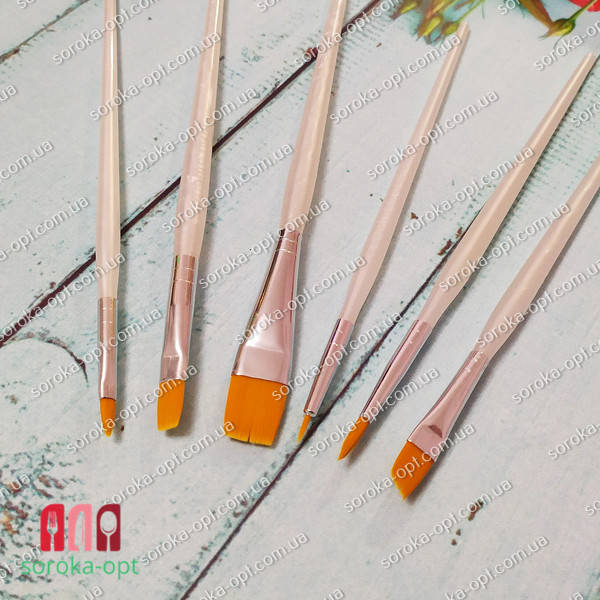 

НАБОР КОНДИТЕРСКИХ КИСТОЧЕК ДЛЯ РОСПИСИ ИЗ 6 (АССОРТИ)