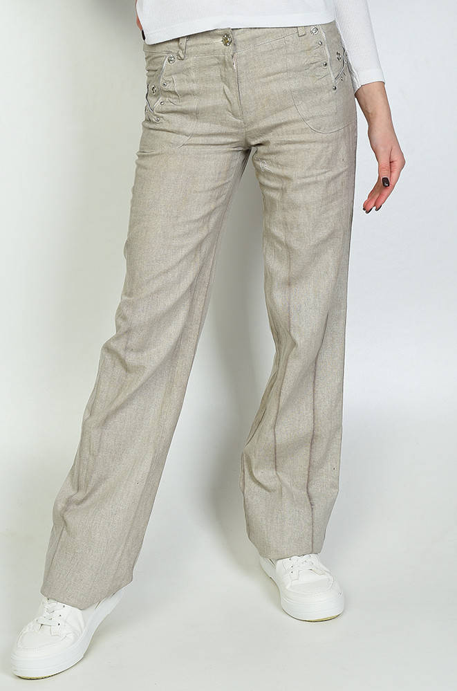 

Штаны женские серые Уценка AAA 138595M, Серый