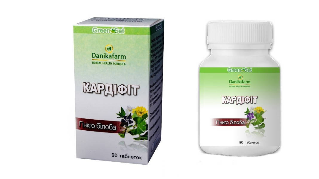 

Кардифит с гинкго билобой 90 таблеток Даникафарм