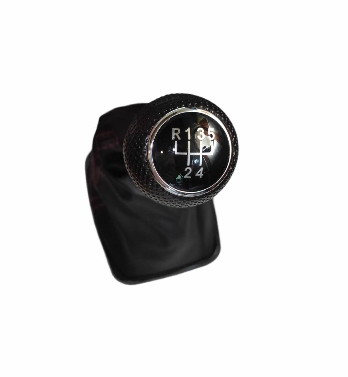 

VW Golf IV 98-05 1.6 бензин ручка КПП черная + чехол С КРАСНОЙ СТРОЧКОЙ черная рамка отверстие 22 мм
