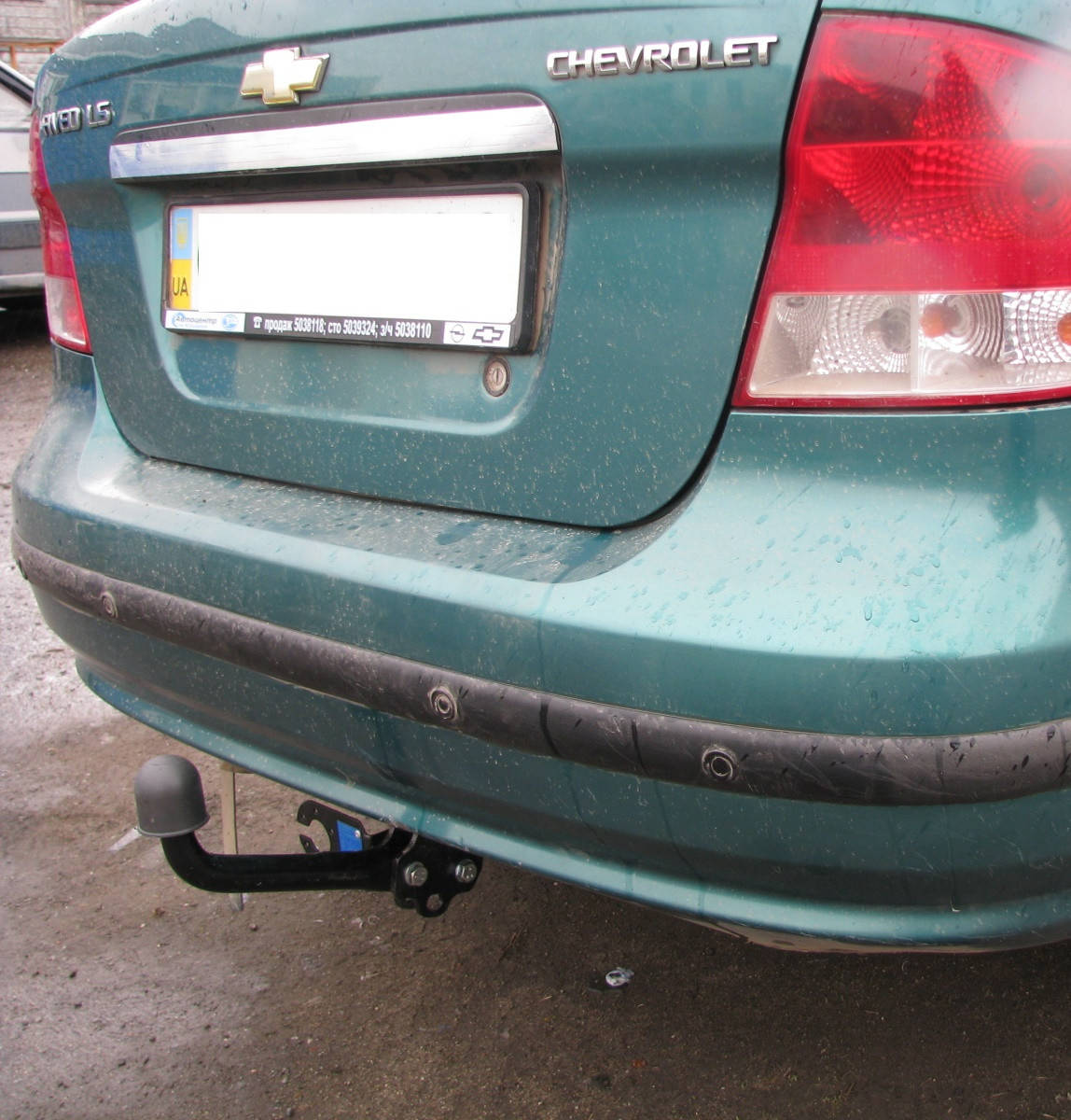 

Фаркоп на Chevrolet Aveo седан (2002-2008) Шевроле Авео