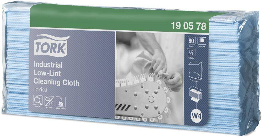 

Нетканый материал TORK экстра безворсовый 39Х32.4см синий