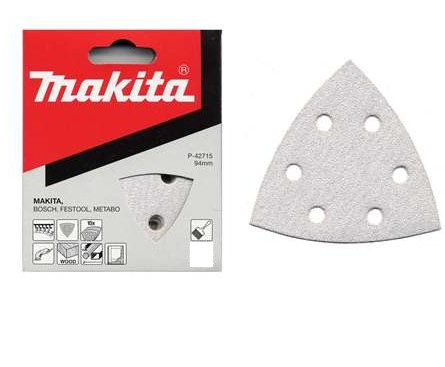 

Шлифлисты Makita для BO4565 94x94x94 мм, К80 (10 шт.)