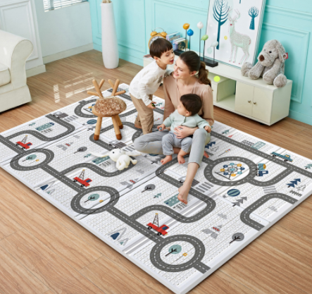 

Детский игровой двухсторонний коврик "ДОРОГА" 2м*1,8м