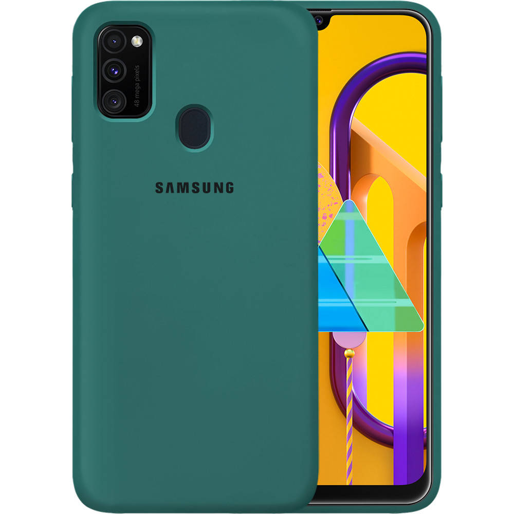 

Silicone case Зеленый Samsung M30s/M21, Зелёный