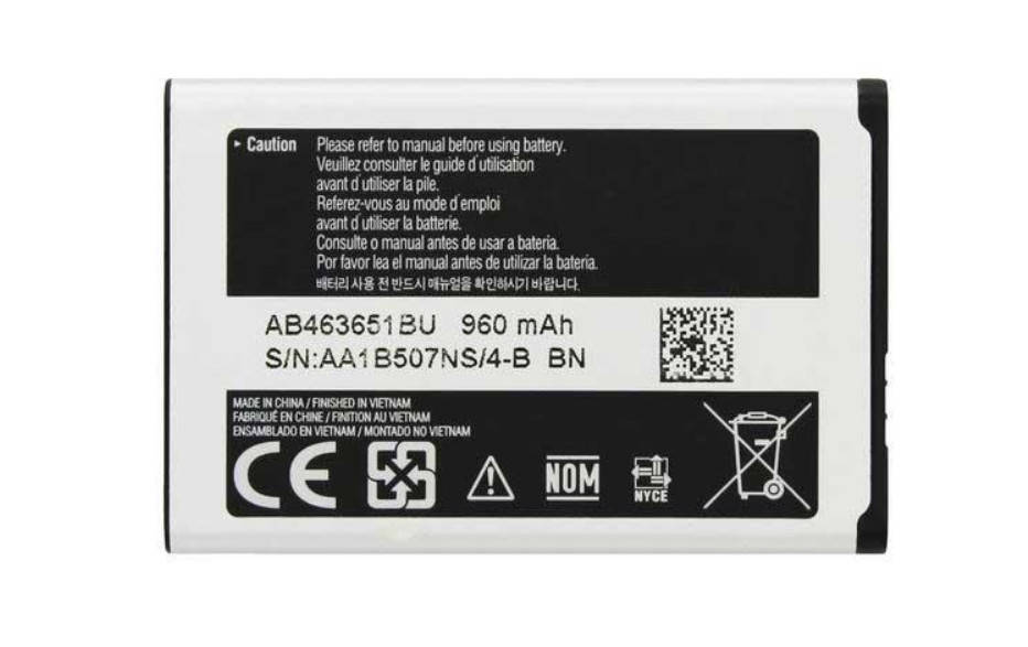 

Аккумулятор Samsung AB463651BU | Samsung AB463651BE
